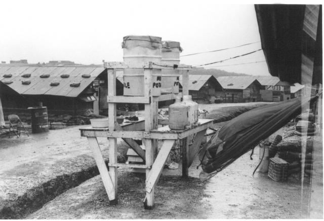 Wash and shave area Oct 1970