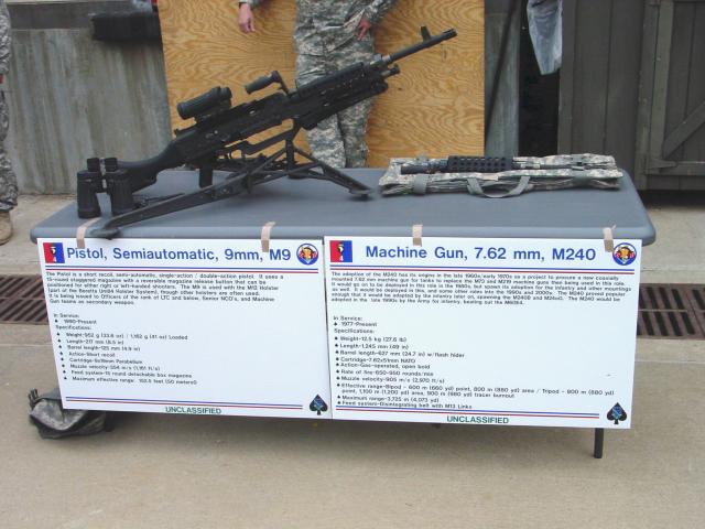 The M240 replaced the M60 Machine Gun