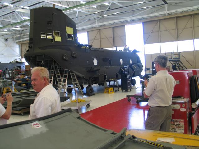 The Maintenace Hanger Area