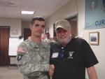 Randy Parmley receives a Challenge Coin
