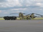 Chinook on the pad fueling